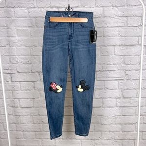 Hot Topic Mickey and Minnie Disney jeans size 5